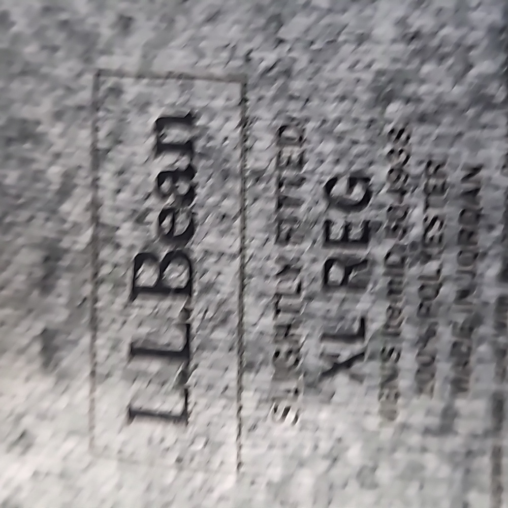 LL Bean slightly fitted size X large reg 100% polyester jacket coat gray - Picture 3 of 7